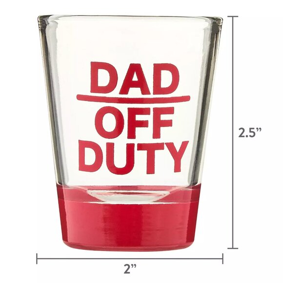 Way To Celebrate Father’s Day Shot Glass Set, 4 Pieces - Fun and Festive Designs - Picture 4 of 4